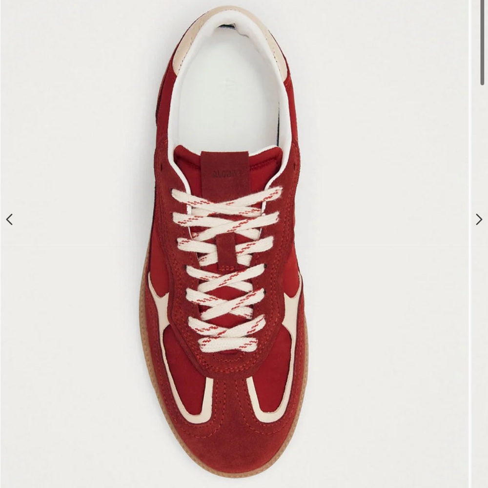 ALOHAS Red and White Women's Sneakers